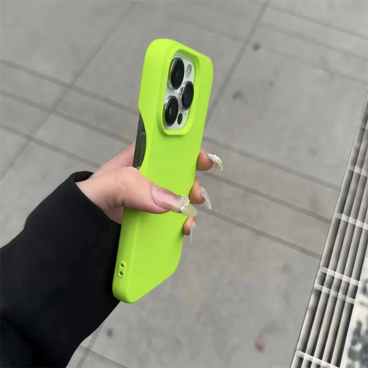 Funda de silicona con acabado mate para iPhone