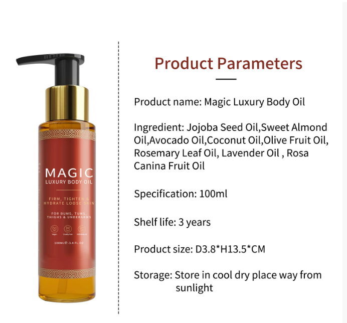 Aceite corporal Magic