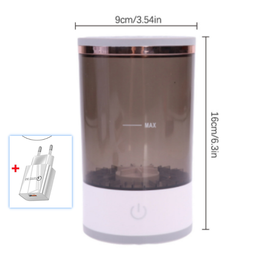 Limpiador eléctrico de brochas de maquillaje