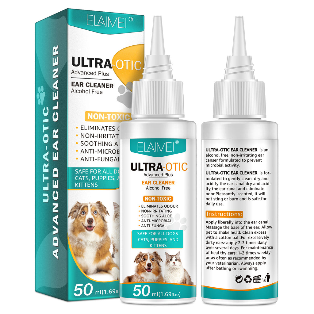 Limpiador de oídos para mascotas de 50 ml