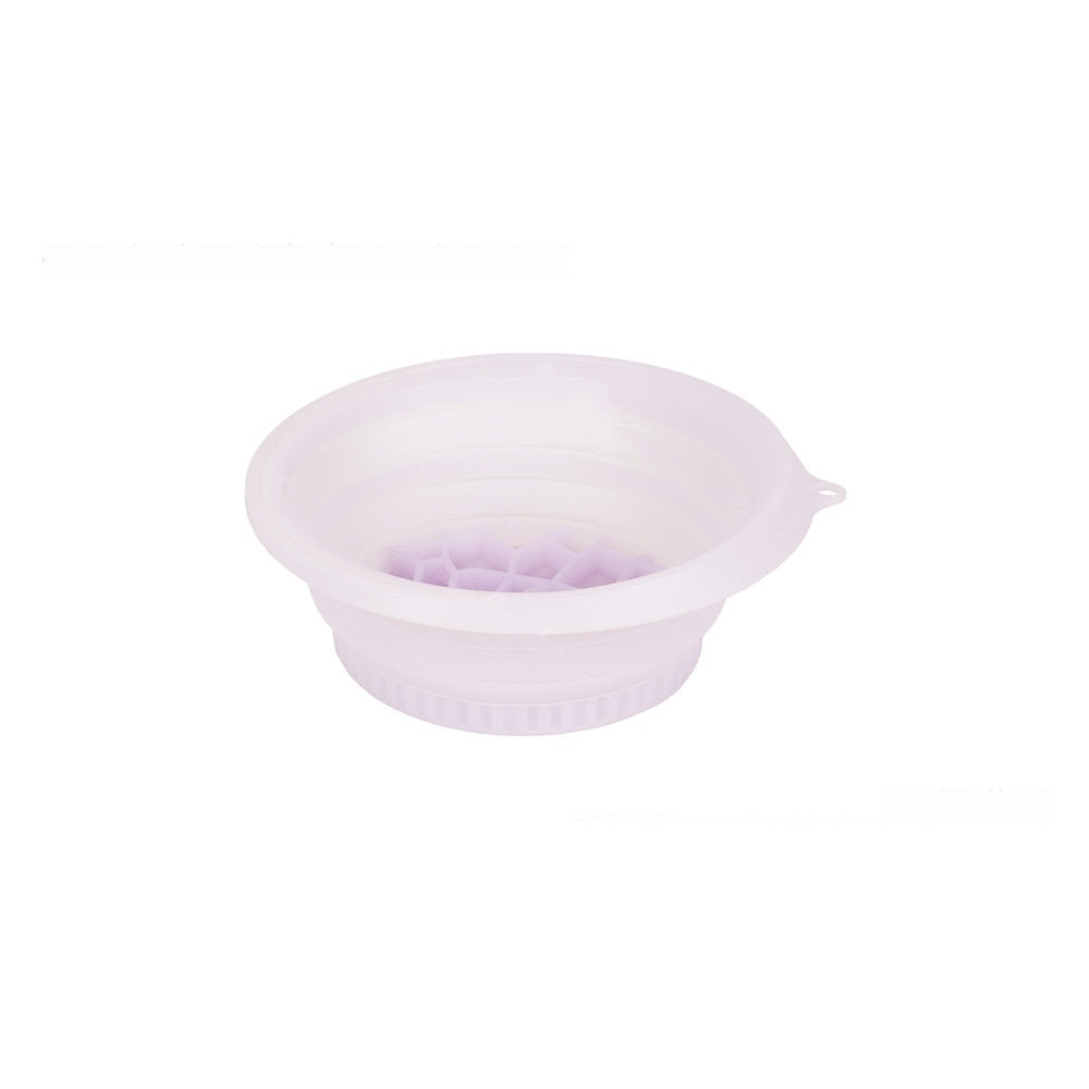 Recipiente plegable de silicona para cuidado facial