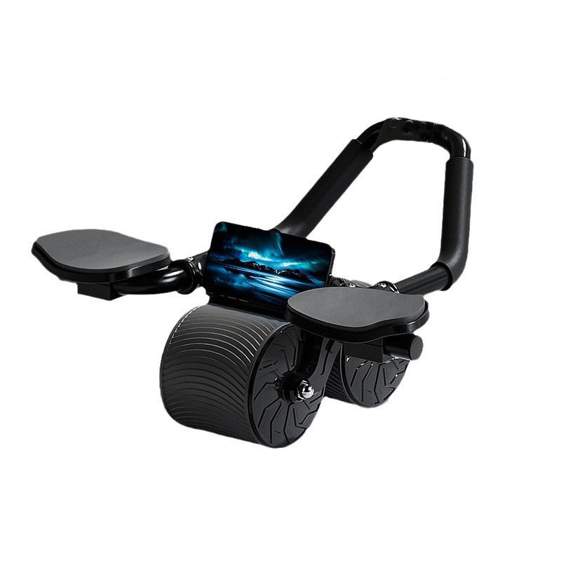 Rueda abdominal con retorno automático