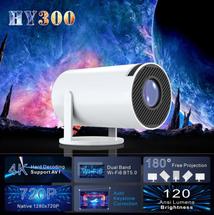 Miniproyector portátil de 720p