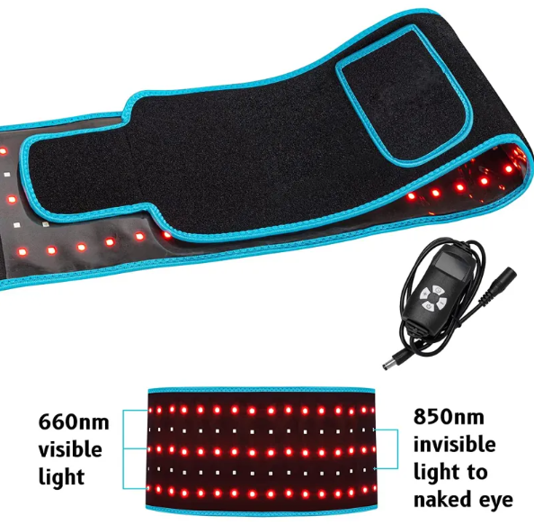 Cinturón de luz roja con 105 LED