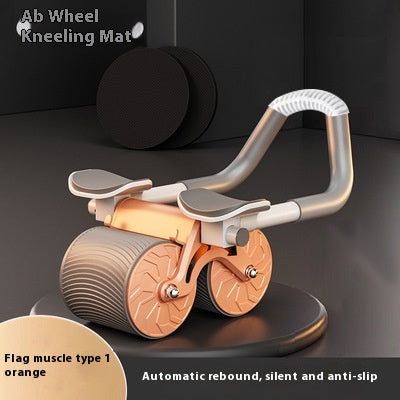 Rueda abdominal con retorno automático