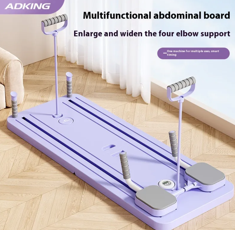 Tabla de entrenamiento con rueda abdominal