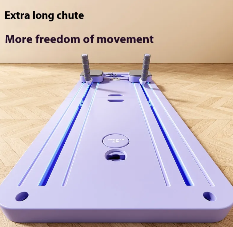 Tabla de entrenamiento con rueda abdominal