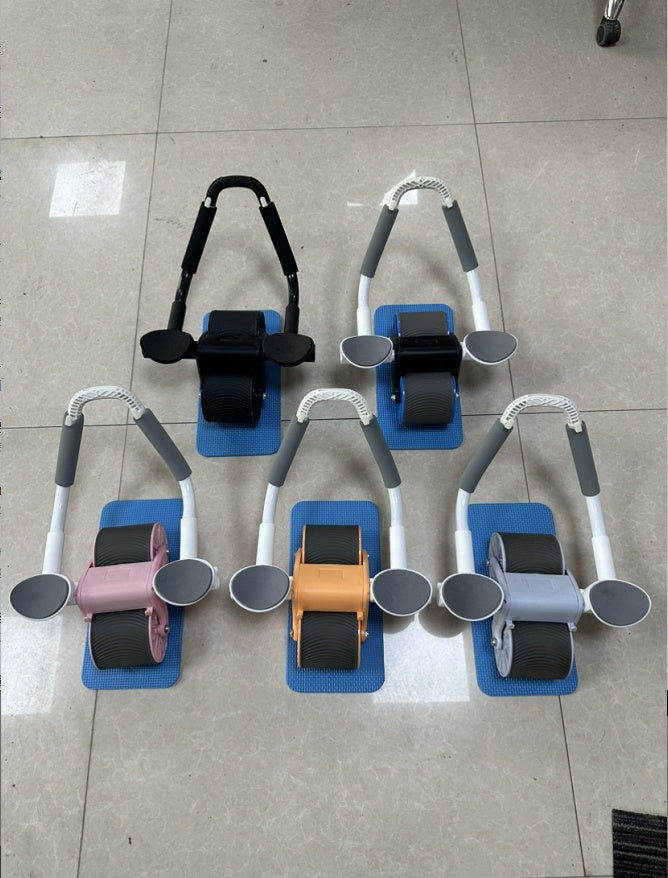 Rueda abdominal con retorno automático
