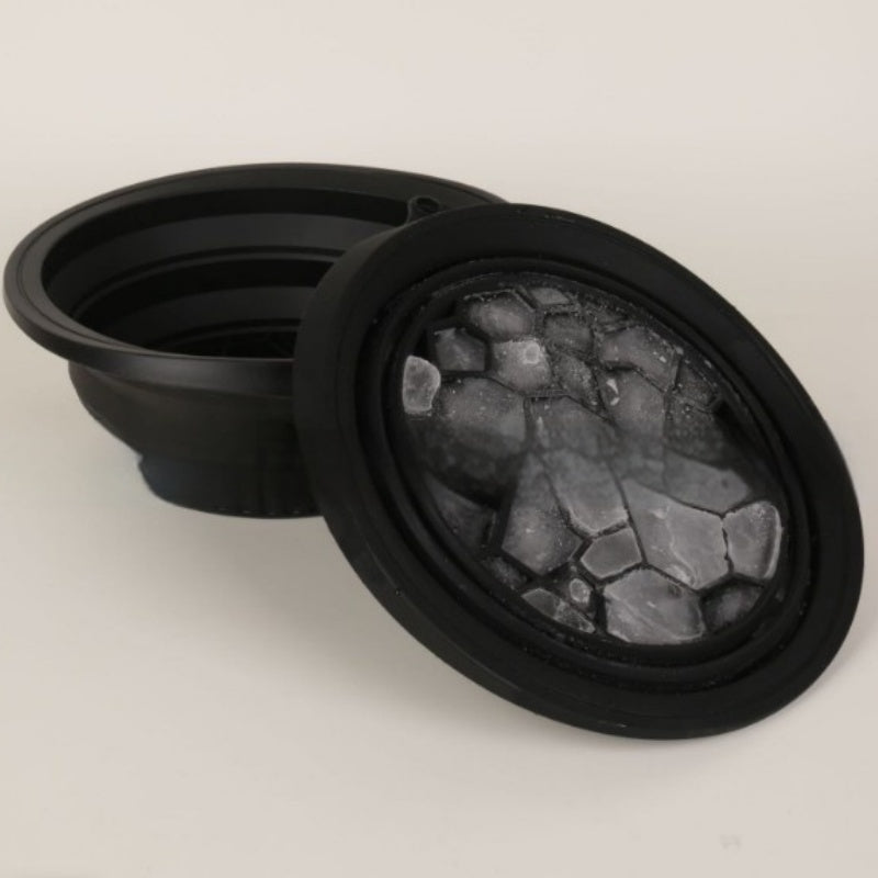 Recipiente plegable de silicona para cuidado facial
