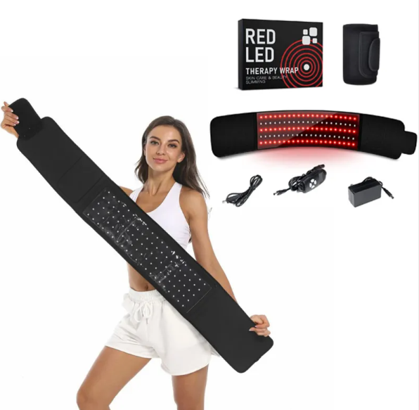 Cinturón de luz roja con 105 LED