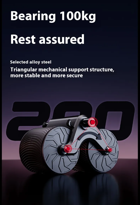 Rueda abdominal con retorno automático