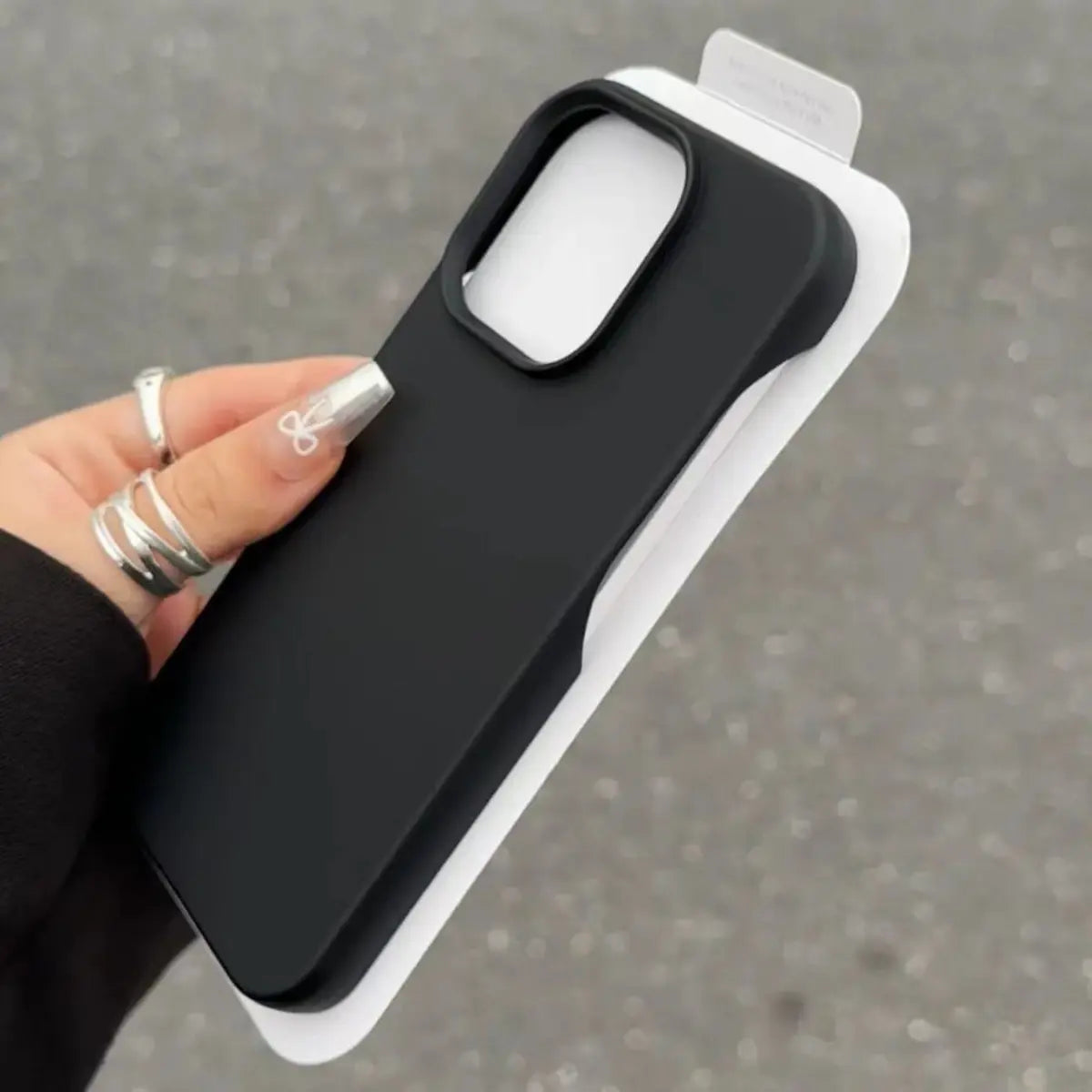 Funda de silicona con acabado mate para iPhone