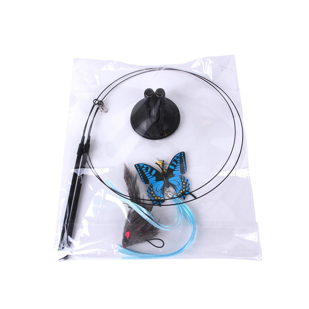 Juguete interactivo para gatos con ventosa