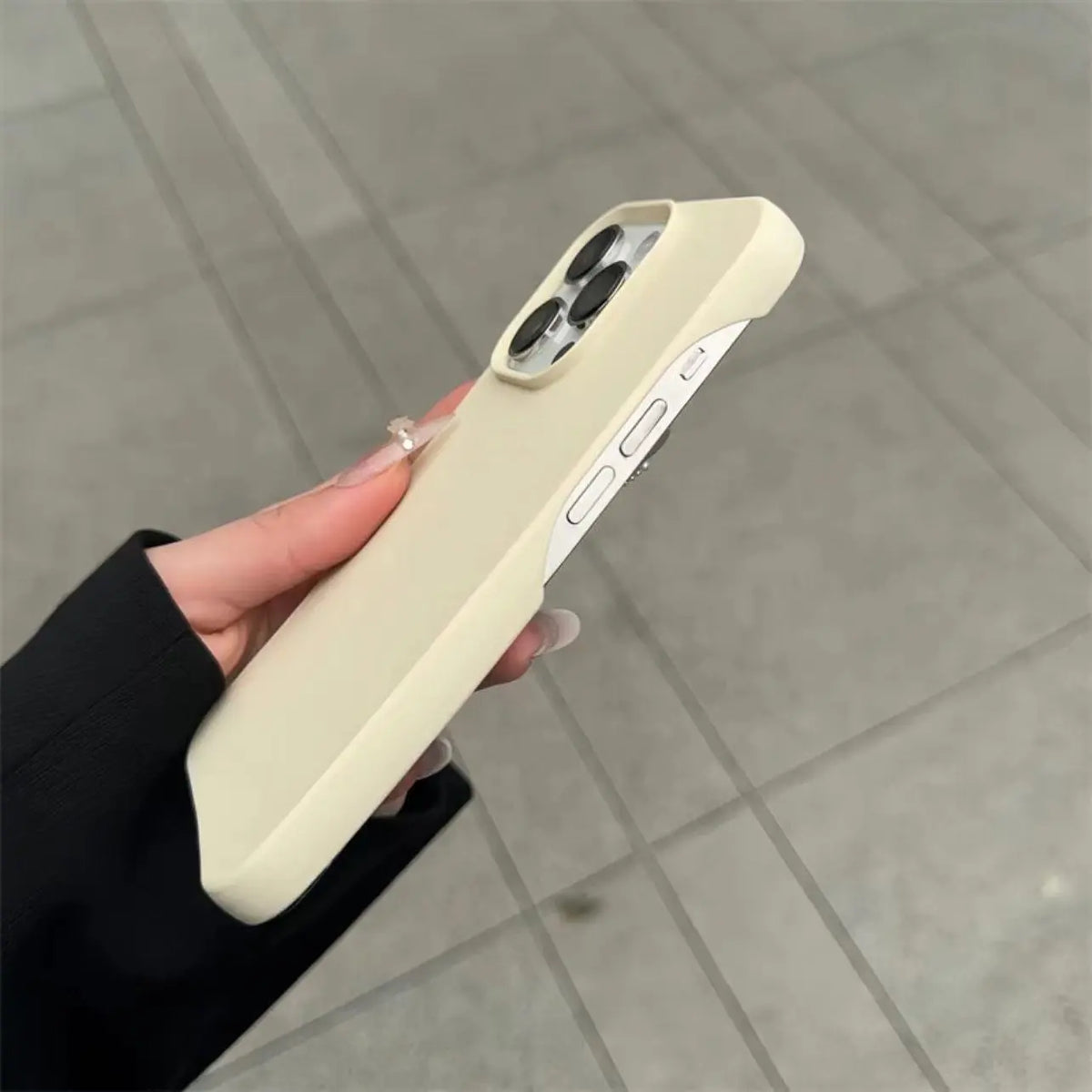 Funda de silicona con acabado mate para iPhone