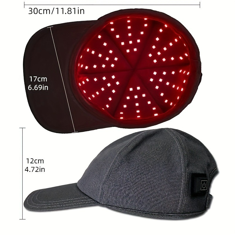 Gorro de luz roja para cuidado capilar