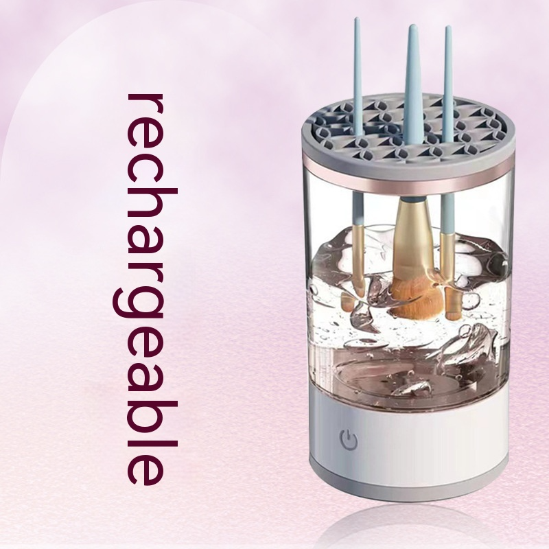 Limpiador eléctrico de brochas de maquillaje