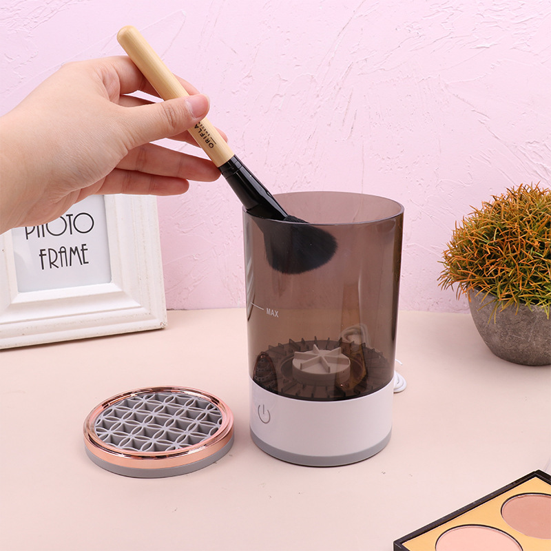 Limpiador eléctrico de brochas de maquillaje