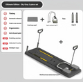Tabla de entrenamiento con rueda abdominal